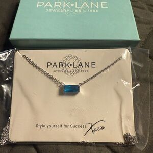 Park Lane Blue Pendant Necklace